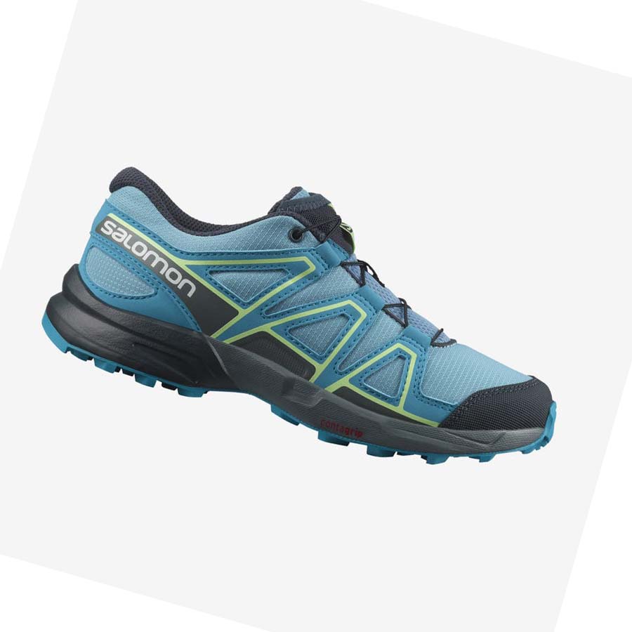 Tenis Para Trail Running Salomon SPEEDCROSS Niños Azules | MX 2024SGL